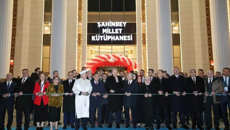 Cumhurbaşkanı Erdoğan, Gaziantep Şahinbey Millet Kütüphanesi’nin açılışını yaptı